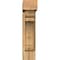 Ekena Millwork Olympic Block Rough Sawn Bracket w/ Offset Brace, Western Red Cedar, 6"W x 18"D x 26"H BKT0604X18X26OLY05RWR - alternate 3